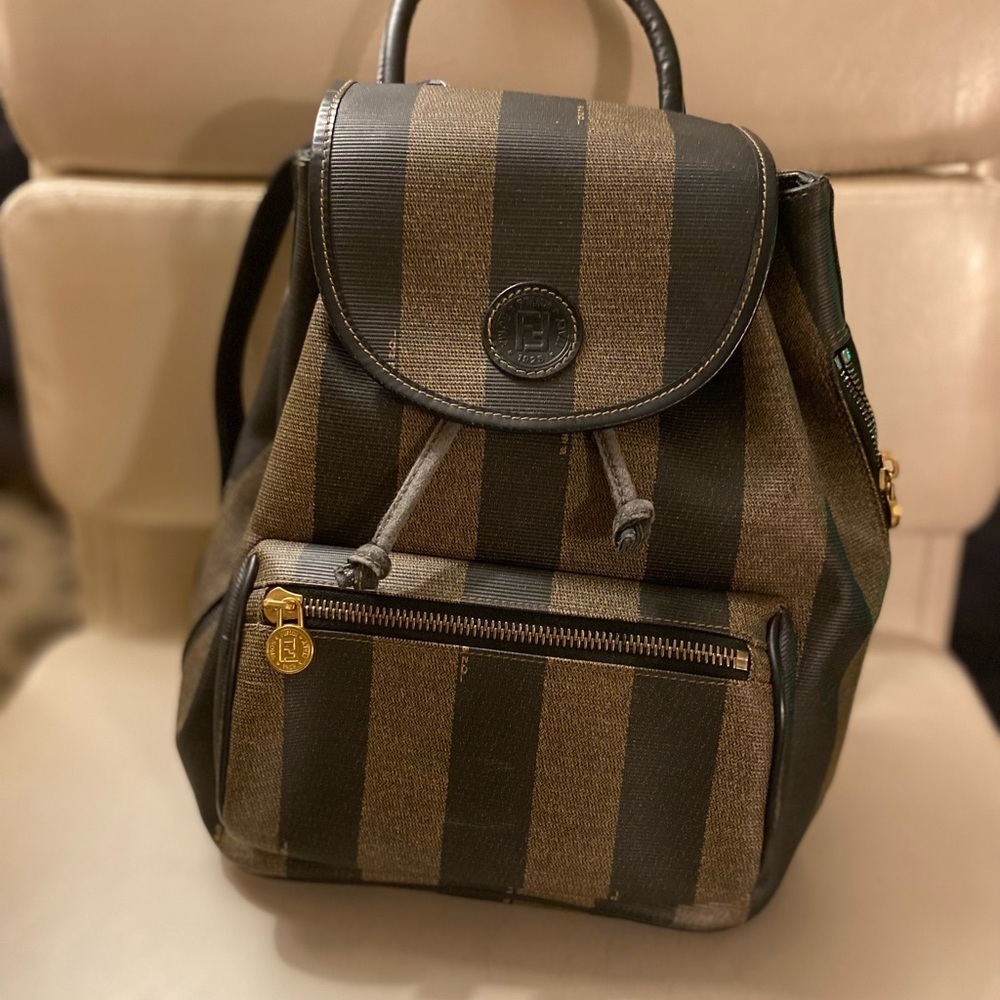 EUC FENDI PENQUIN CANVAS BACKPACK​​​​​​​​ - Picture 3 of 13